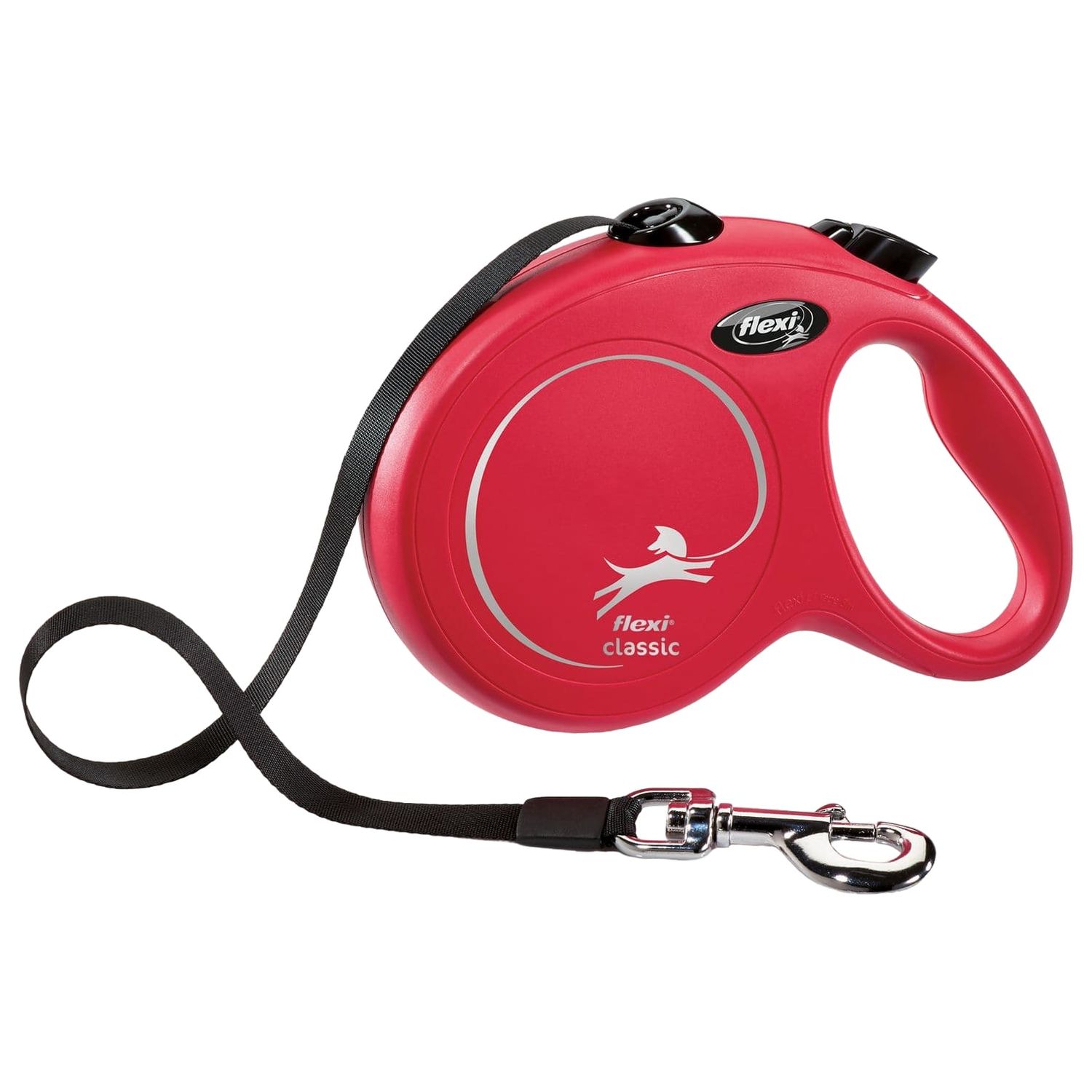 flexi рулетка New Classic L (до 50 кг) лента 5 м красная