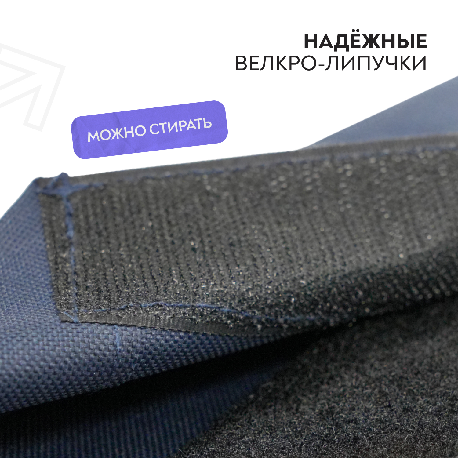 Лежанка-шезлонг каркасная для собак Mr.Kranch Elevated L большая 108х76х19 см синяя