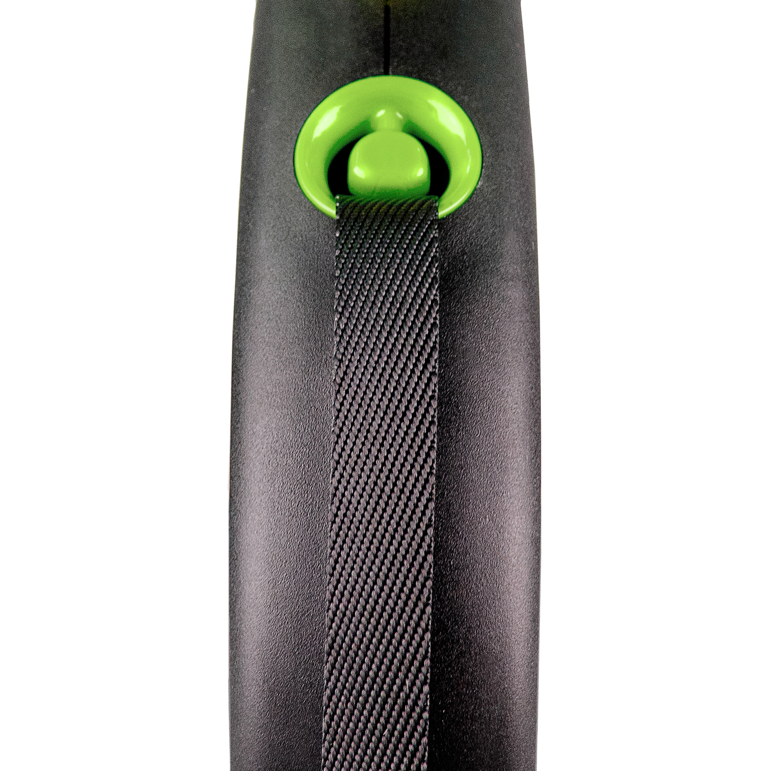 flexi рулетка Black Design M (до 25 кг) 5 м лента черный/зеленый
