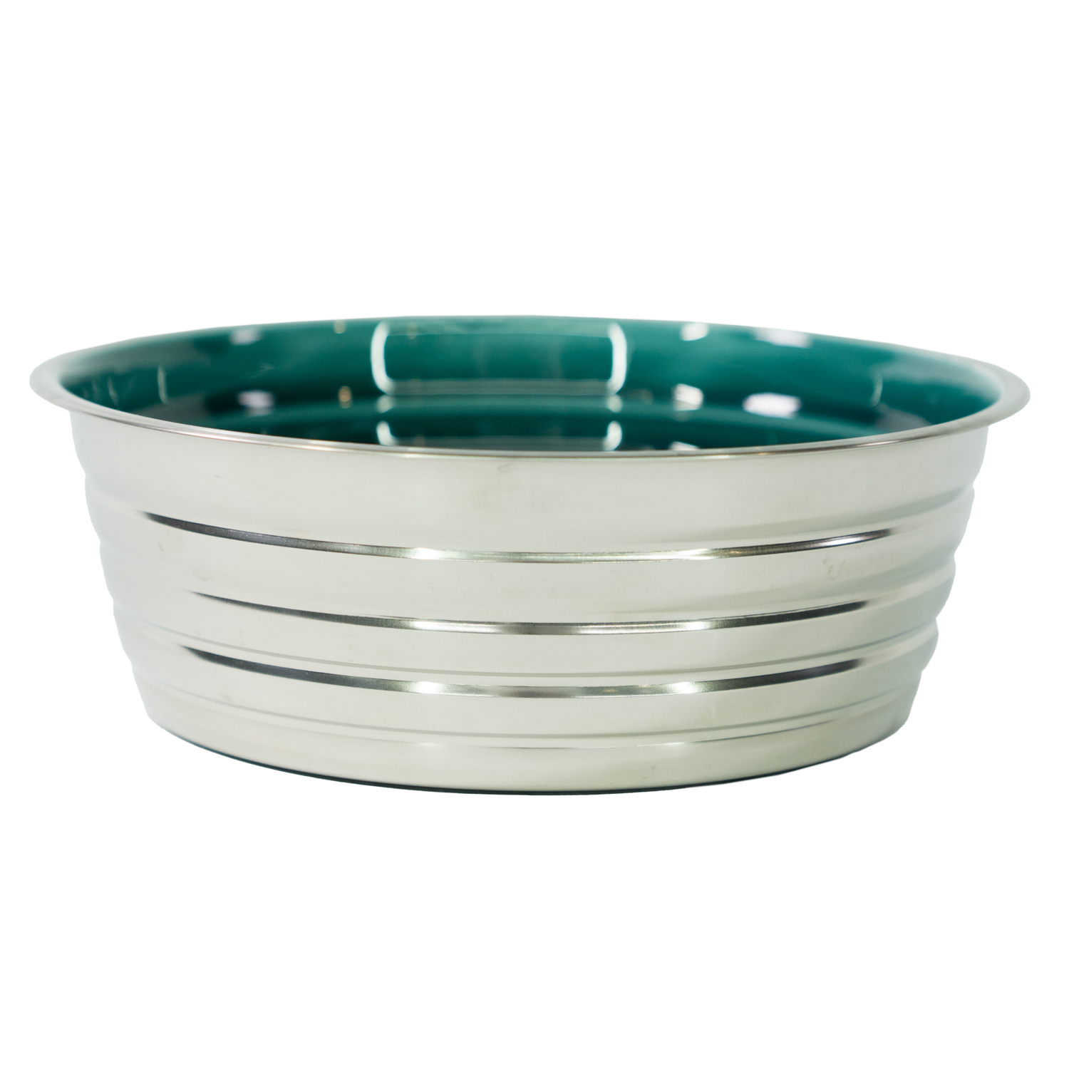 Миска Mr.Kranch из нержавеющей стали с керамическим покрытием Cyclo 1900 мл нескользящее основание изумрудная СКИДКА 50%