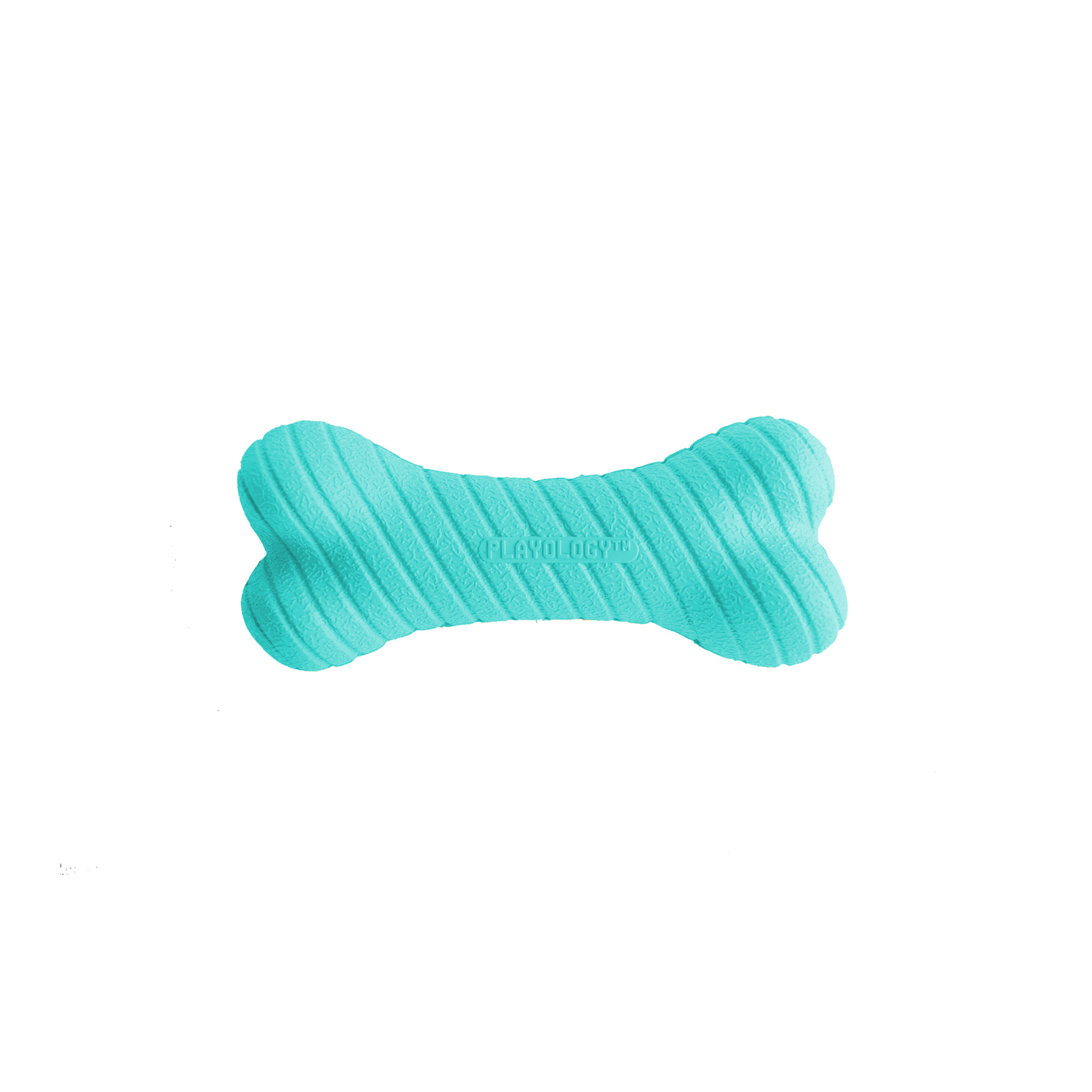 Playology двухслойная жевательная косточка DUAL LAYER BONE для собак мелких пород с ароматом арахиса, маленькая, цвет голубой СКИДКА 50%