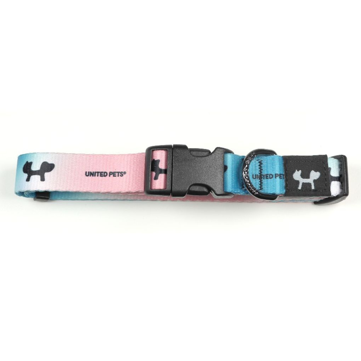 Ошейник United Pets для собак Complete me XS 10 x 180/300mm, розово-голубой тай-дай СКИДКА 30%