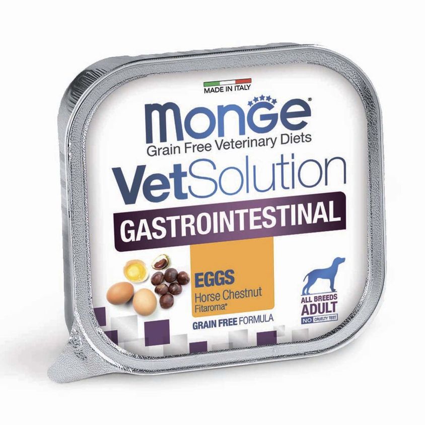 Диетический корм Monge VetSolution Dog Gastrointestinal Гастроинтестинал для собак при заболеваниях ЖКТ 150 г