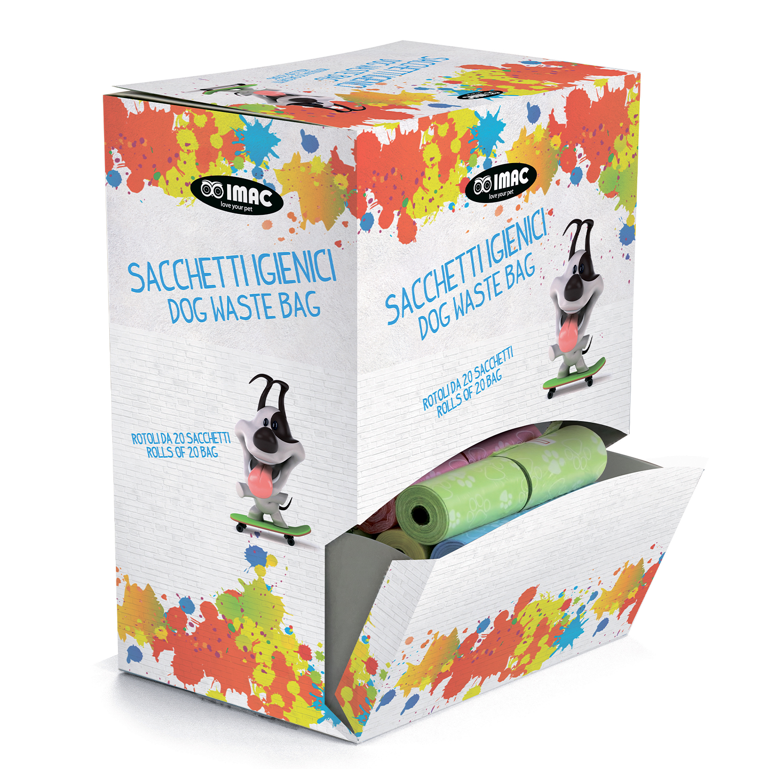 IMAC пакетики для сбора фекалий 70 уп. (20 шт в упаковке) СКИДКА 40%