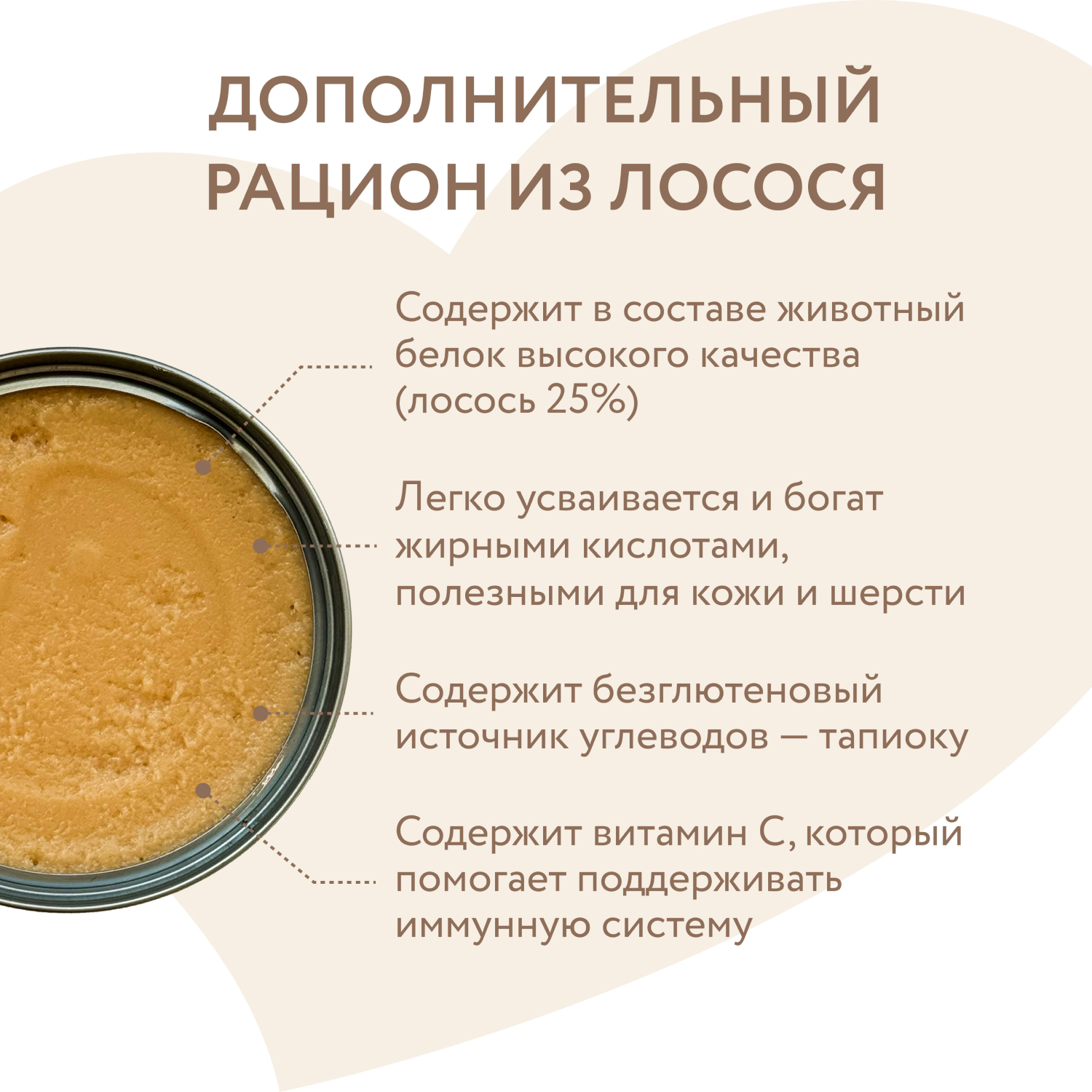 Влажный дополнительный корм Мнямс На каждый день Мусс из лосося для собак и щенков старше 6 месяцев 80 г