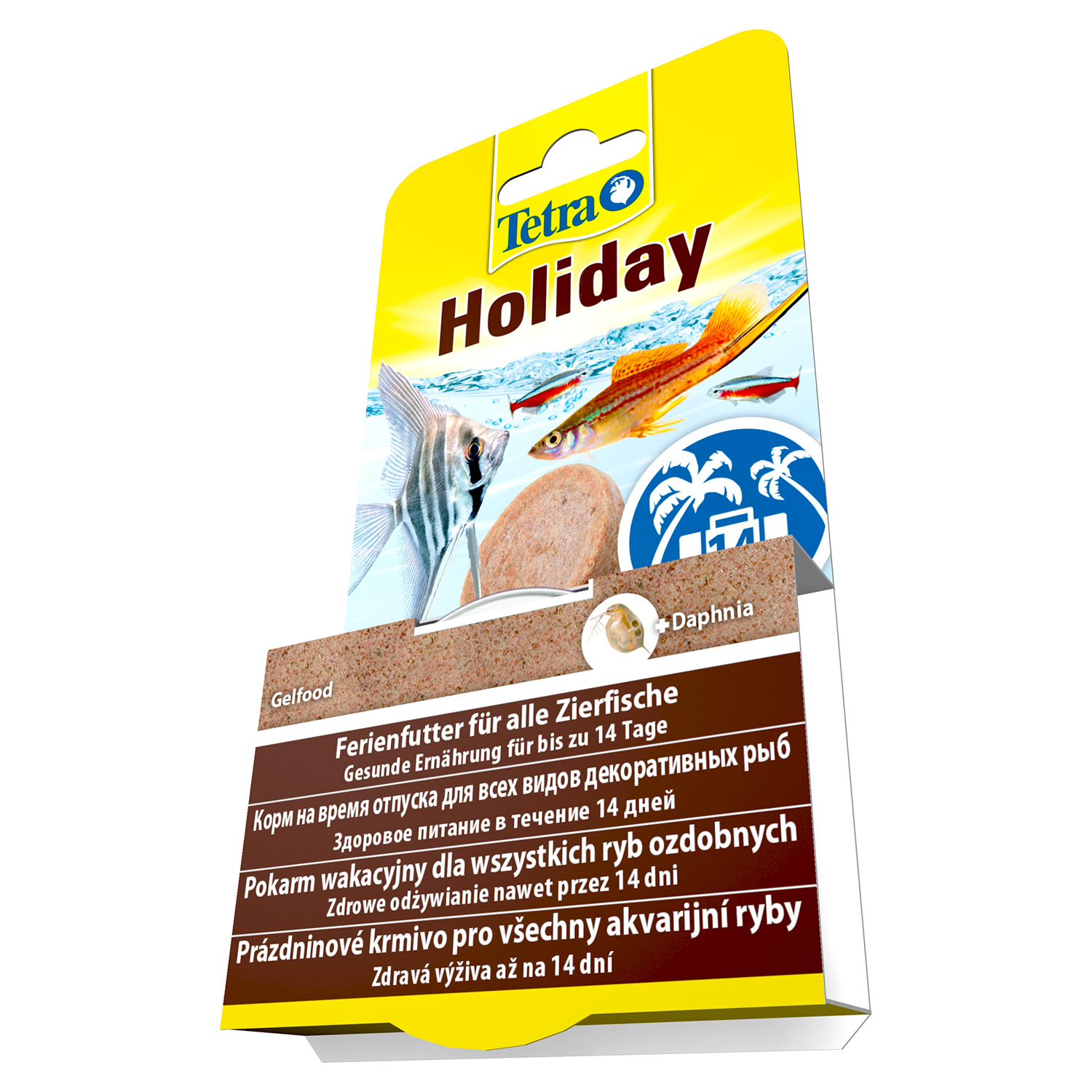 TetraHoliday корм для рыб "отпуск 14 дней", твердый гель 30 г