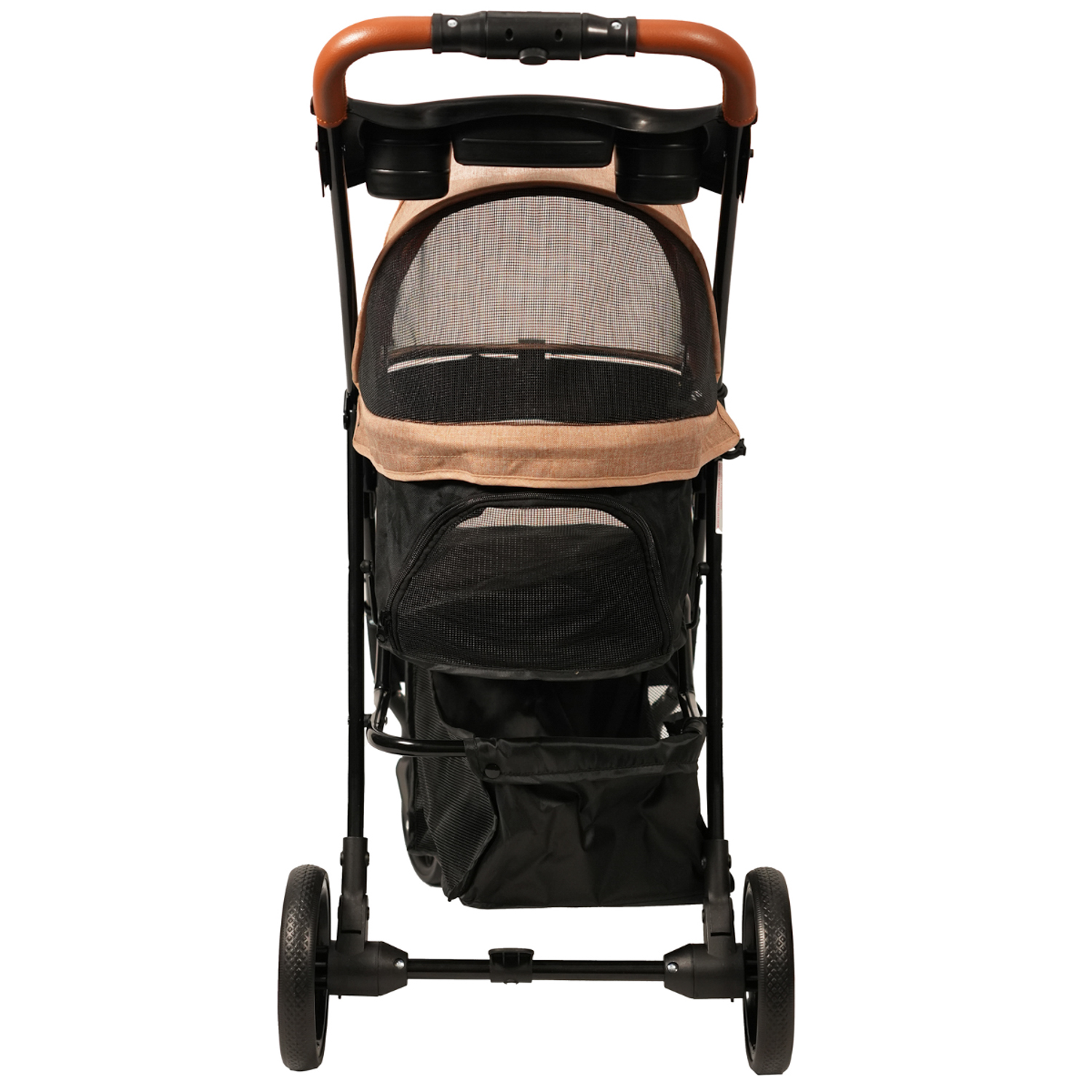 Коляска прогулочная Mr.Kranch для собак и кошек (макс. нагрузка 15 кг) бежевая