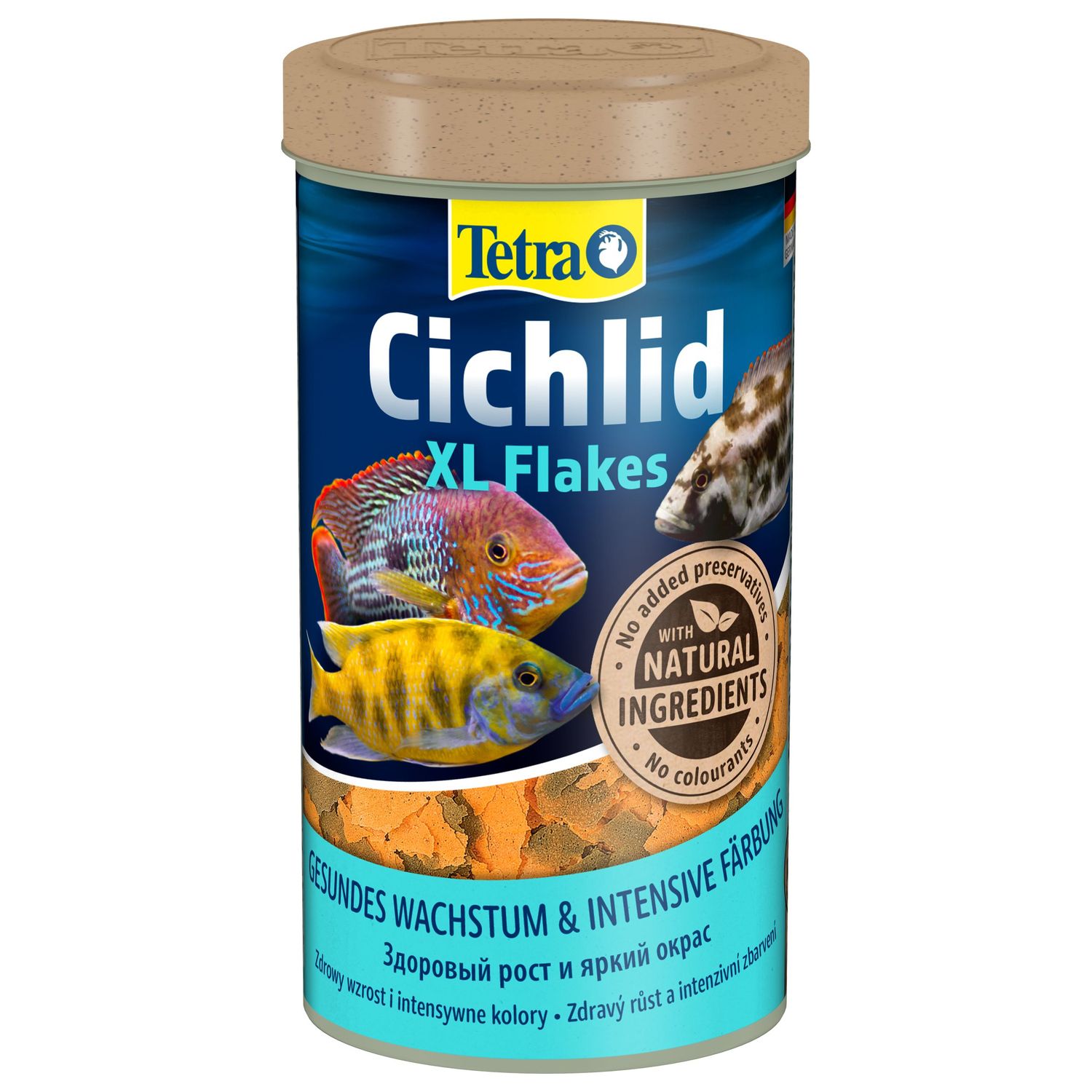 TetraCichlid XL корм для всех видов цихлид, крупные хлопья 500 мл