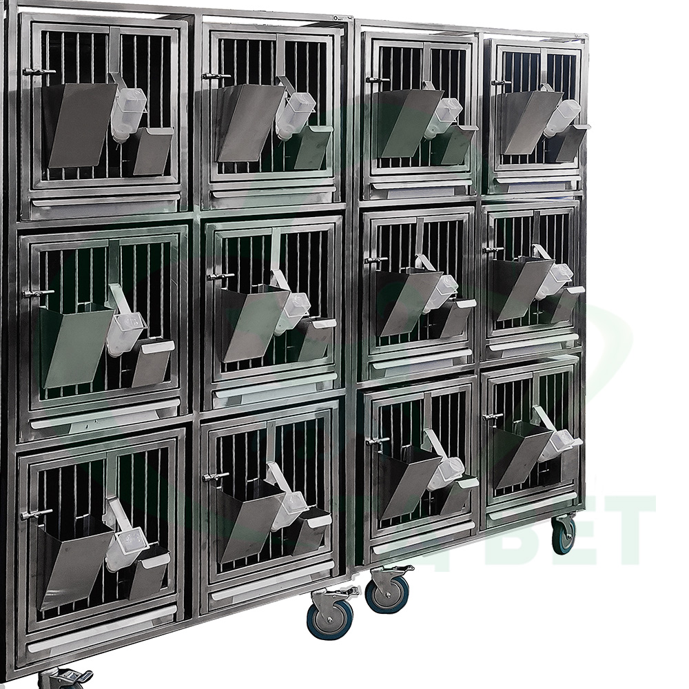 ТД ВЕТ Модуль из 6 клеток из нерж. стали, 940х650х1720(1880)h