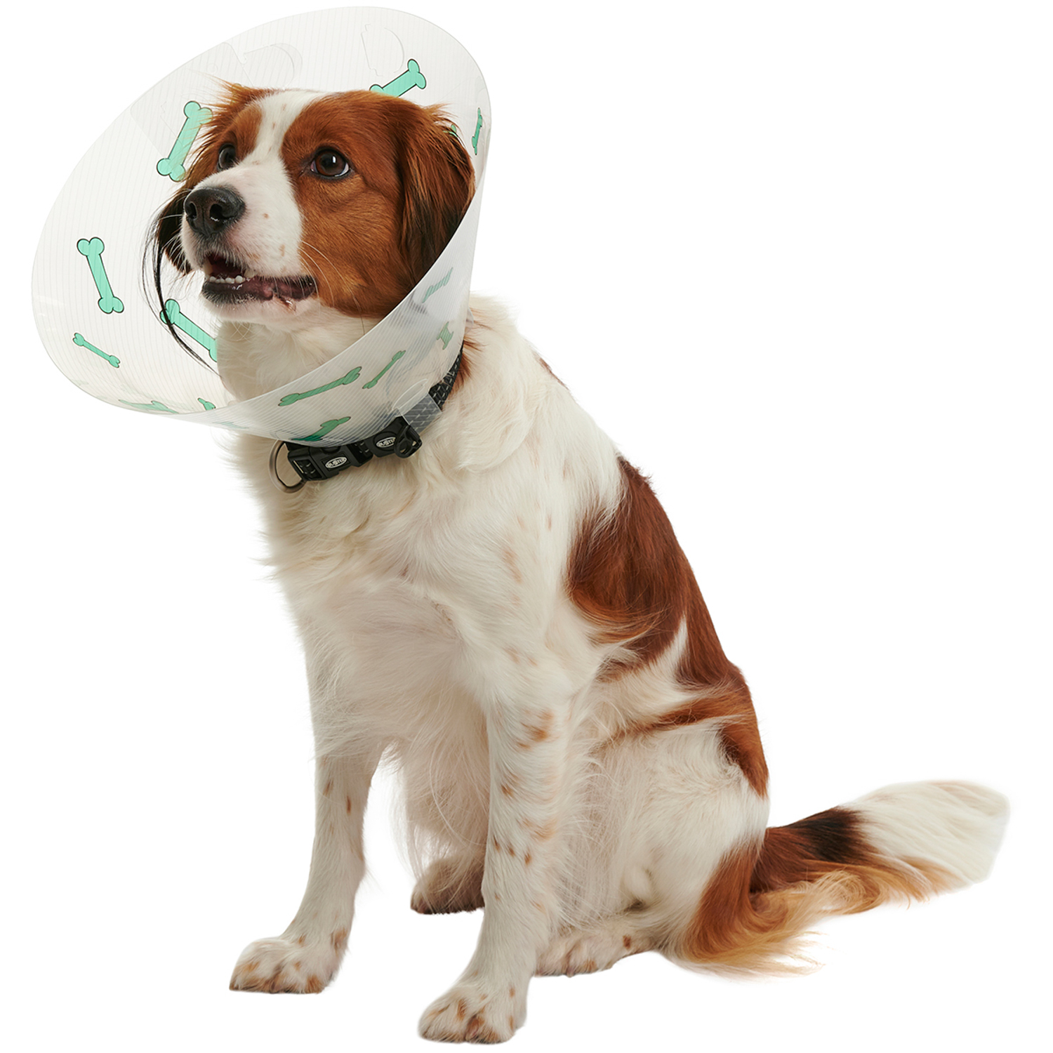 KRUUSE (из наличия) Воротник с дизайном (бирюзовые кости) 7,5 см СКИДКА 80%