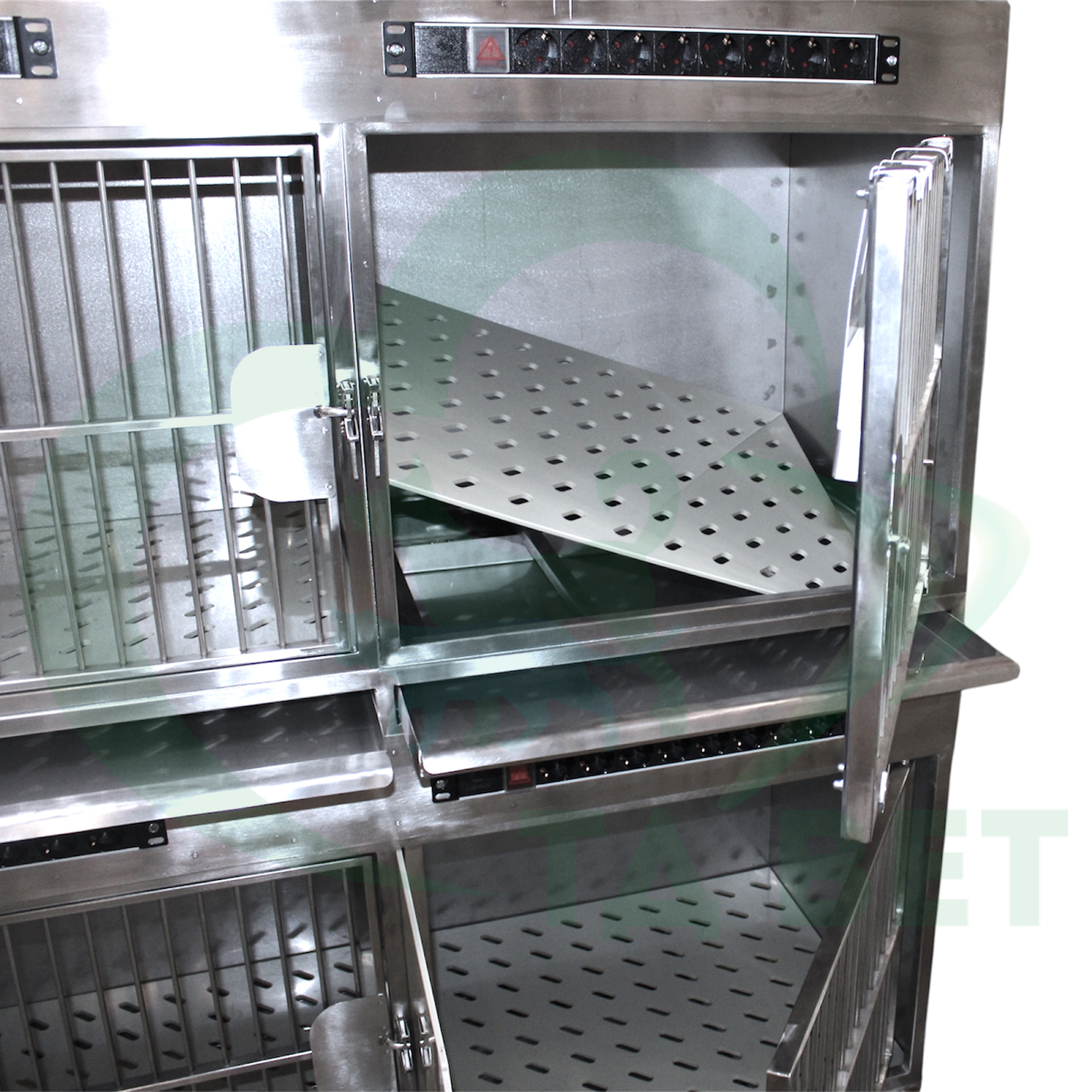 ТД ВЕТ Модуль из 6 клеток из нерж.стали 1480х550х2000(2100)h