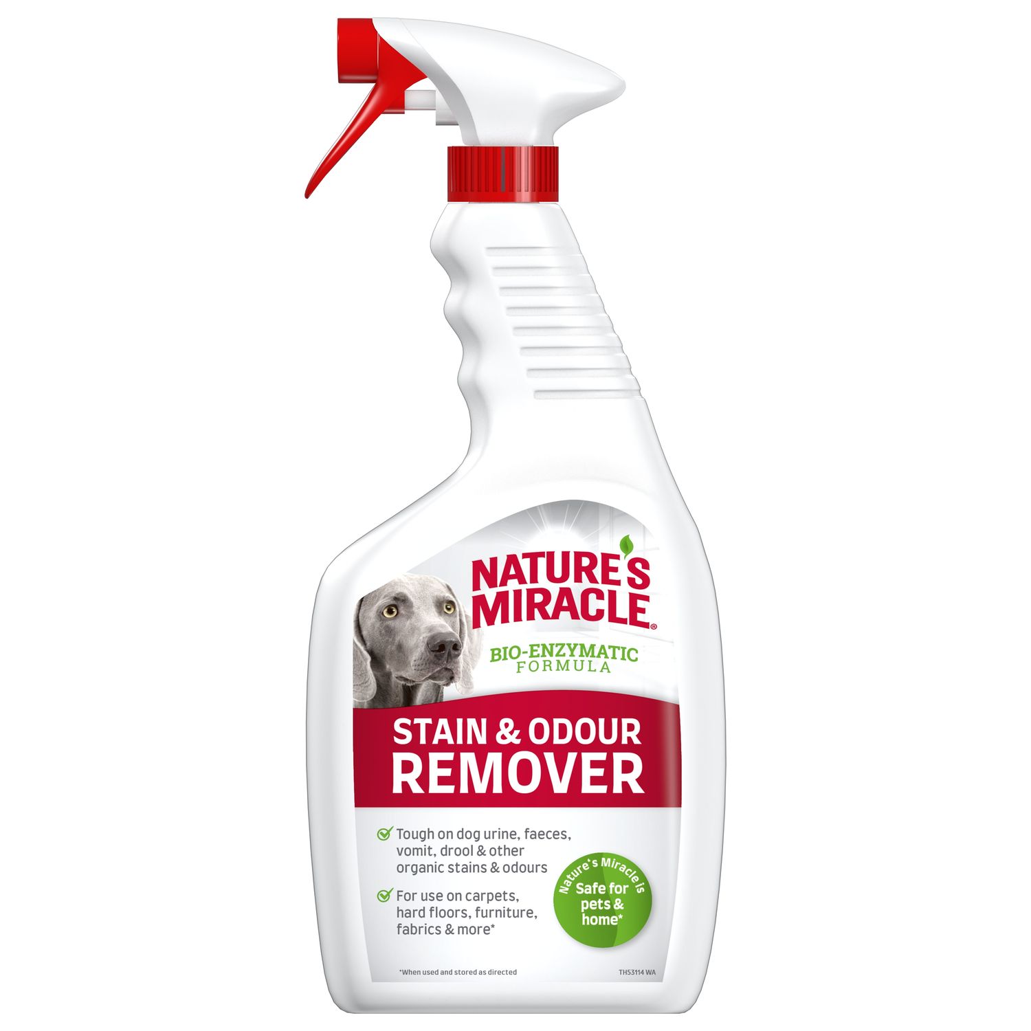 Уничтожитель пятен и запахов Nature's Miracle для собак универсальный, спрей 709 мл