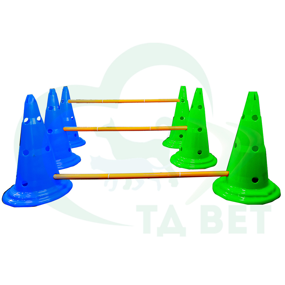 ТД ВЕТ Набор для кавалетти, 3 снаряда, 1310х300х510h