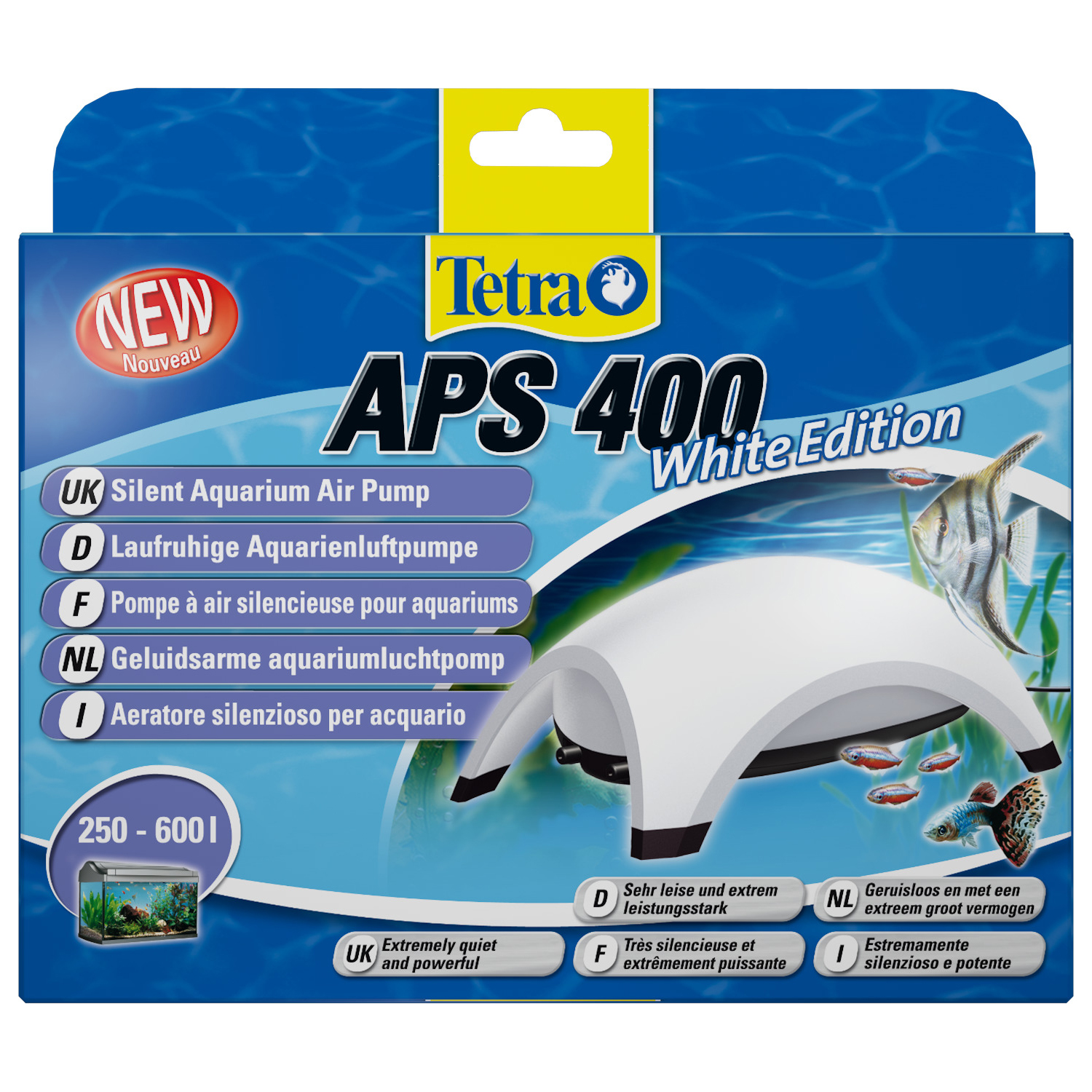 Tetra AРS 400 компрессор для аквариумов 250-600 л белый СКИДКА 50%