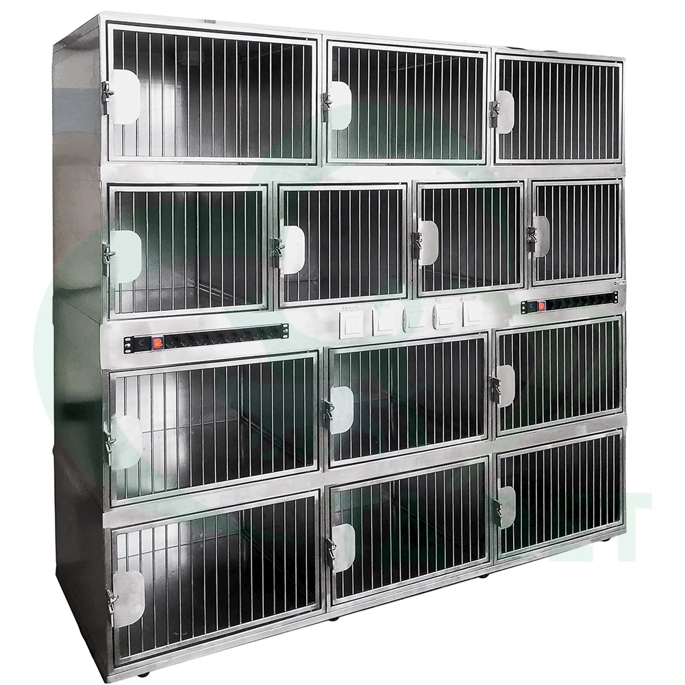 ТД ВЕТ Модуль из 13 клеток из нерж. стали 2000х600х1760(1920)h c освещением