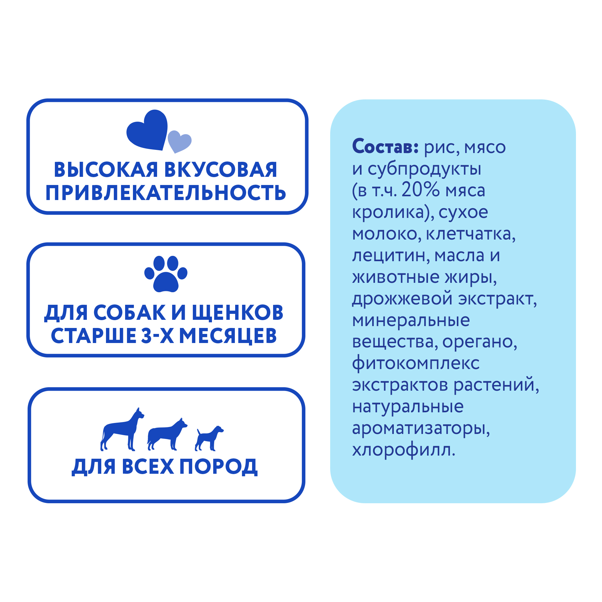 Лакомство Мнямс ДЕНТАЛ для собак "Зубные палочки" с хлорофиллом и кроликом 100 г