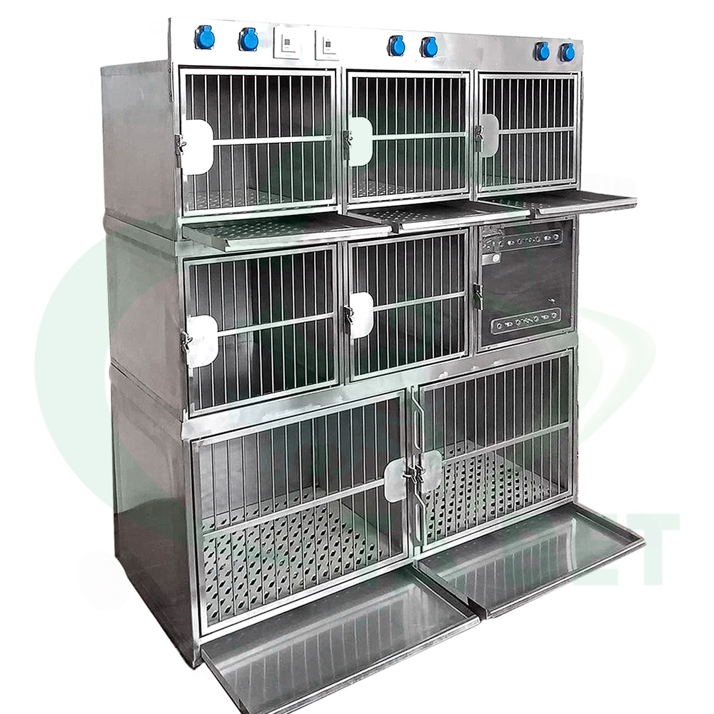 ТД ВЕТ Модуль из 8 клеток из нержавеющей стали 1540х600х1800(1900)h