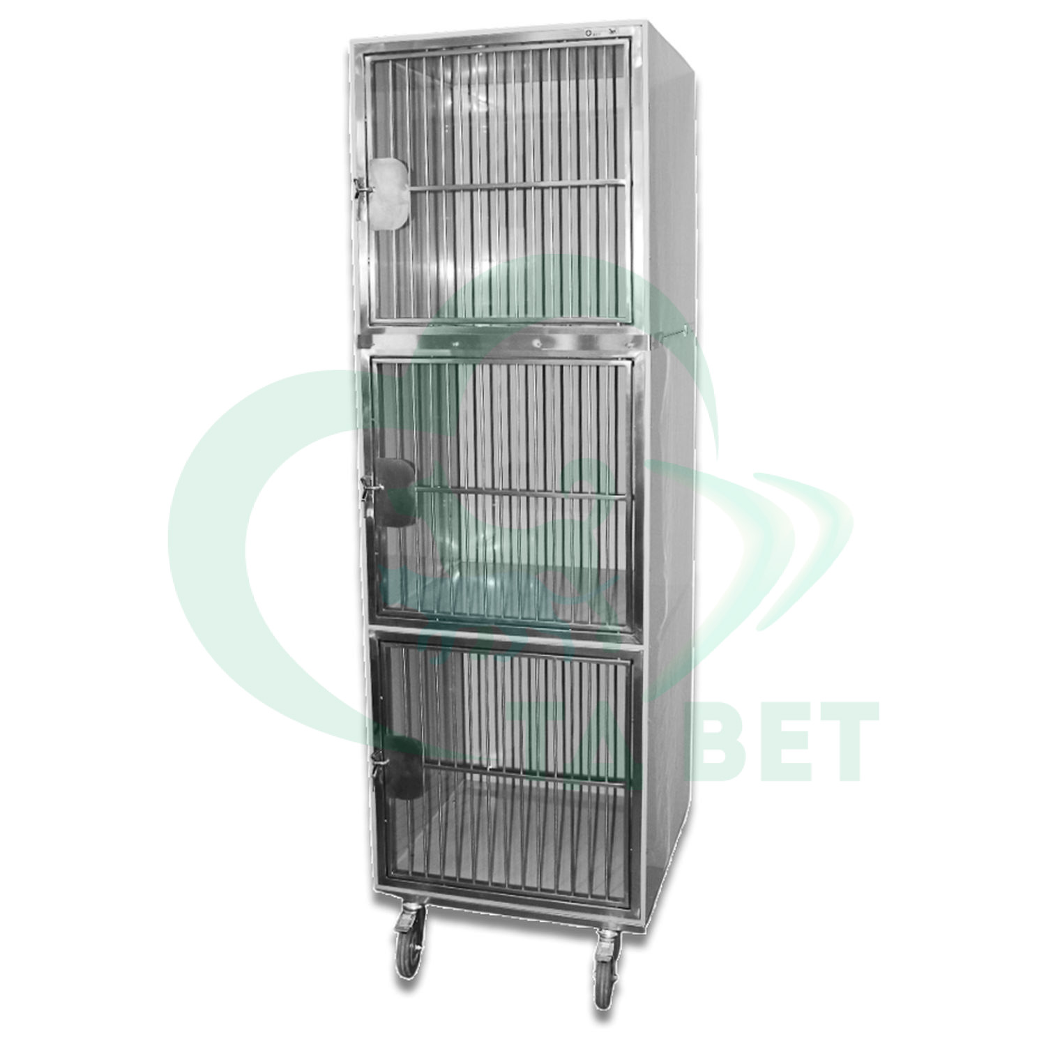 ТД ВЕТ Модуль клеток из полипропилена, 3х ярусный из 3 клеток 1/1/1, 600x600x1810(1970)h