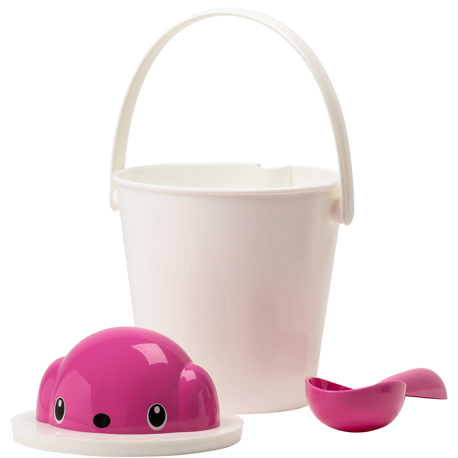 United Pets ведро для сухого корма "Dog-Crock" 7,5 л, белый/цикламен, для собак СКИДКА 40%