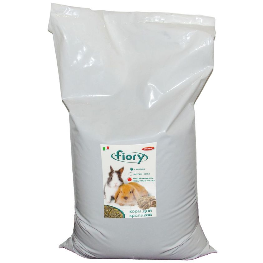 FIORY корм для кроликов Pellettato гранулированный 850 г