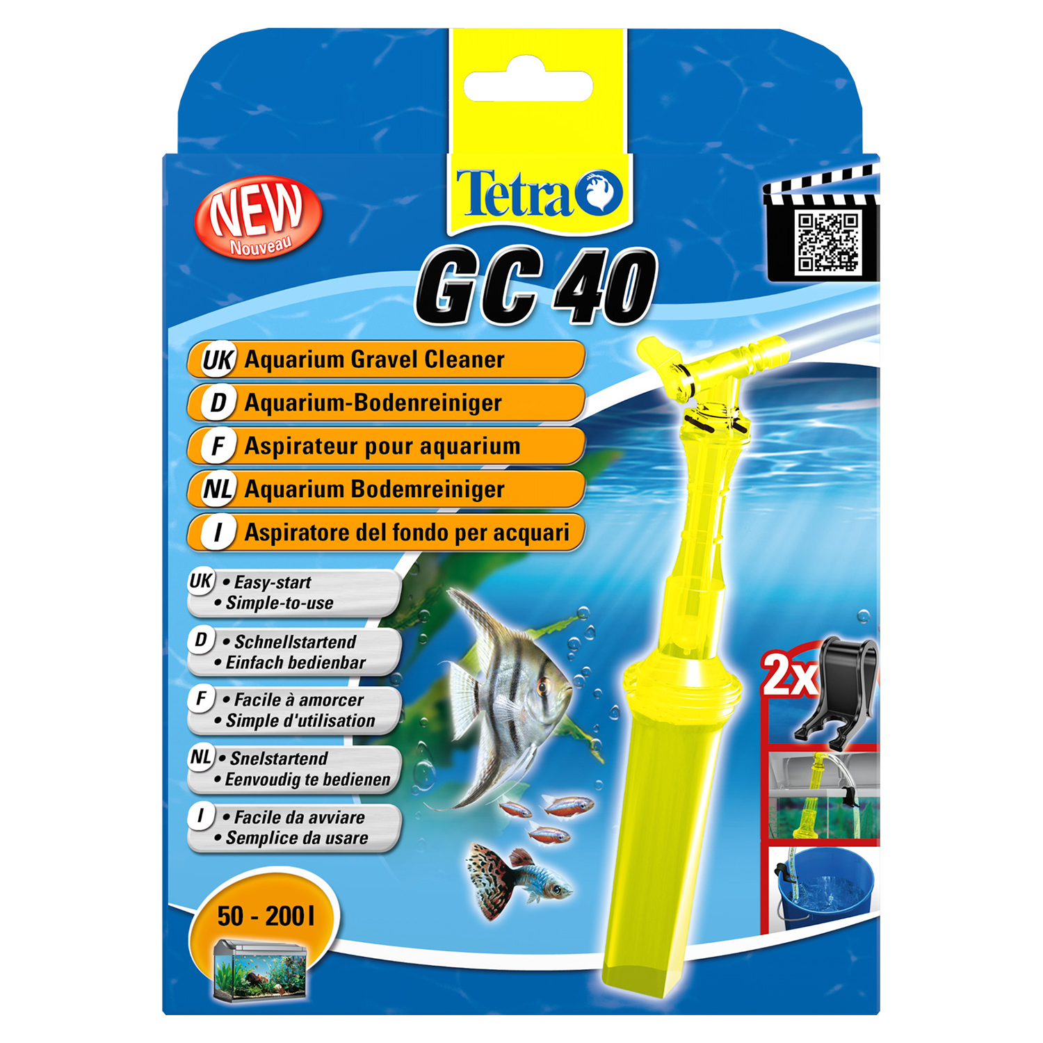 Tetra GC 40 грунтоочиститель (сифон) средний для аквариумов от 50-200 л СКИДКА 50%