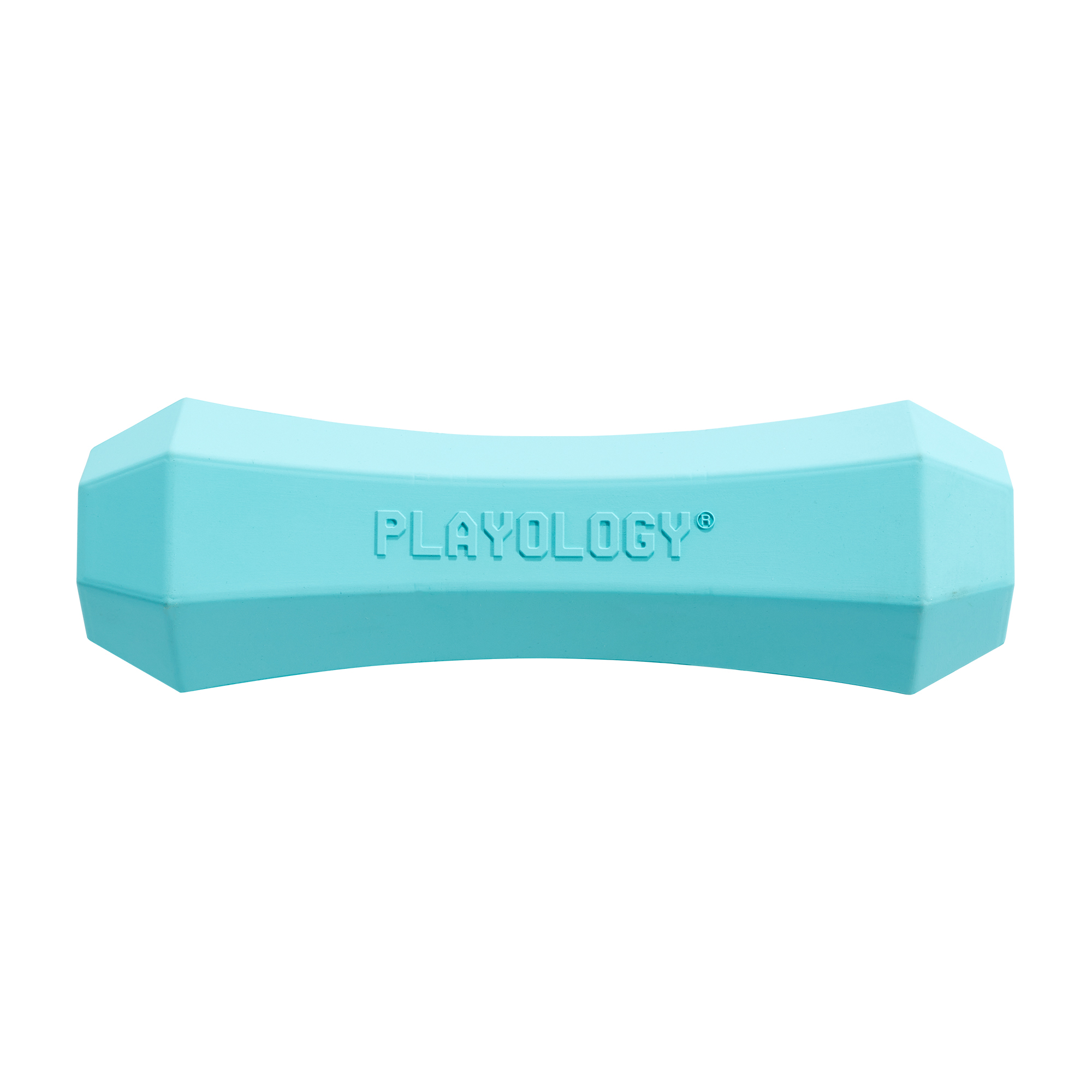 Playology  жевательная палочка SQUEAKY CHEW STICK для собак средних и крупных пород с ароматом арахиса, большая, цвет голубой СКИДКА 50%