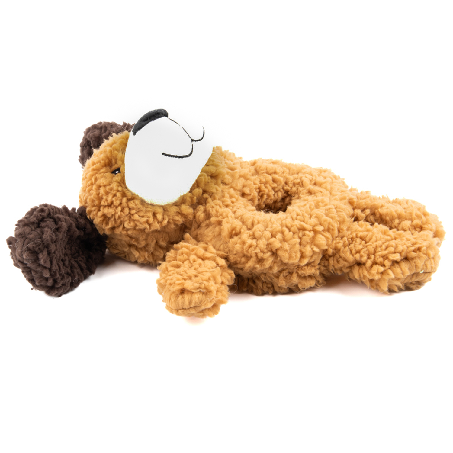 Игрушка AROMADOG Rescue для собак Собачка-кольцо 25 см с пищалкой, рыжая