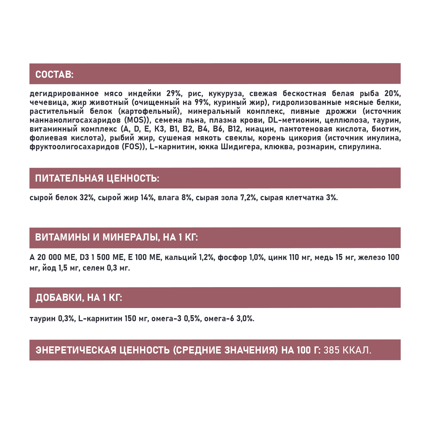 Сухой корм AWARD SPECIAL CARE Sensitive Skin&Coat для взрослых кошек для здоровой кожи и шерсти со свежей белой рыбой 1,5кг