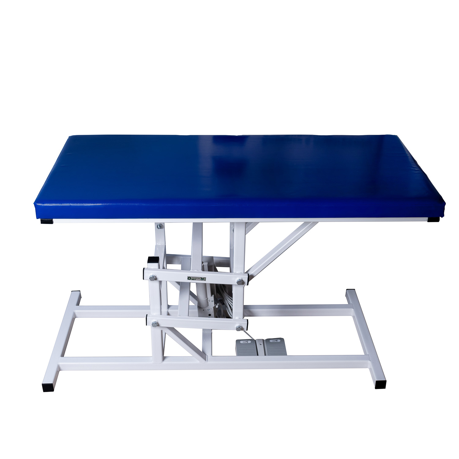 ТД ВЕТ Стол СВУ-11 с мягкой столешницей и электроприводом, 1300x600x(760-990)h (каркас серый, пульт ножной)