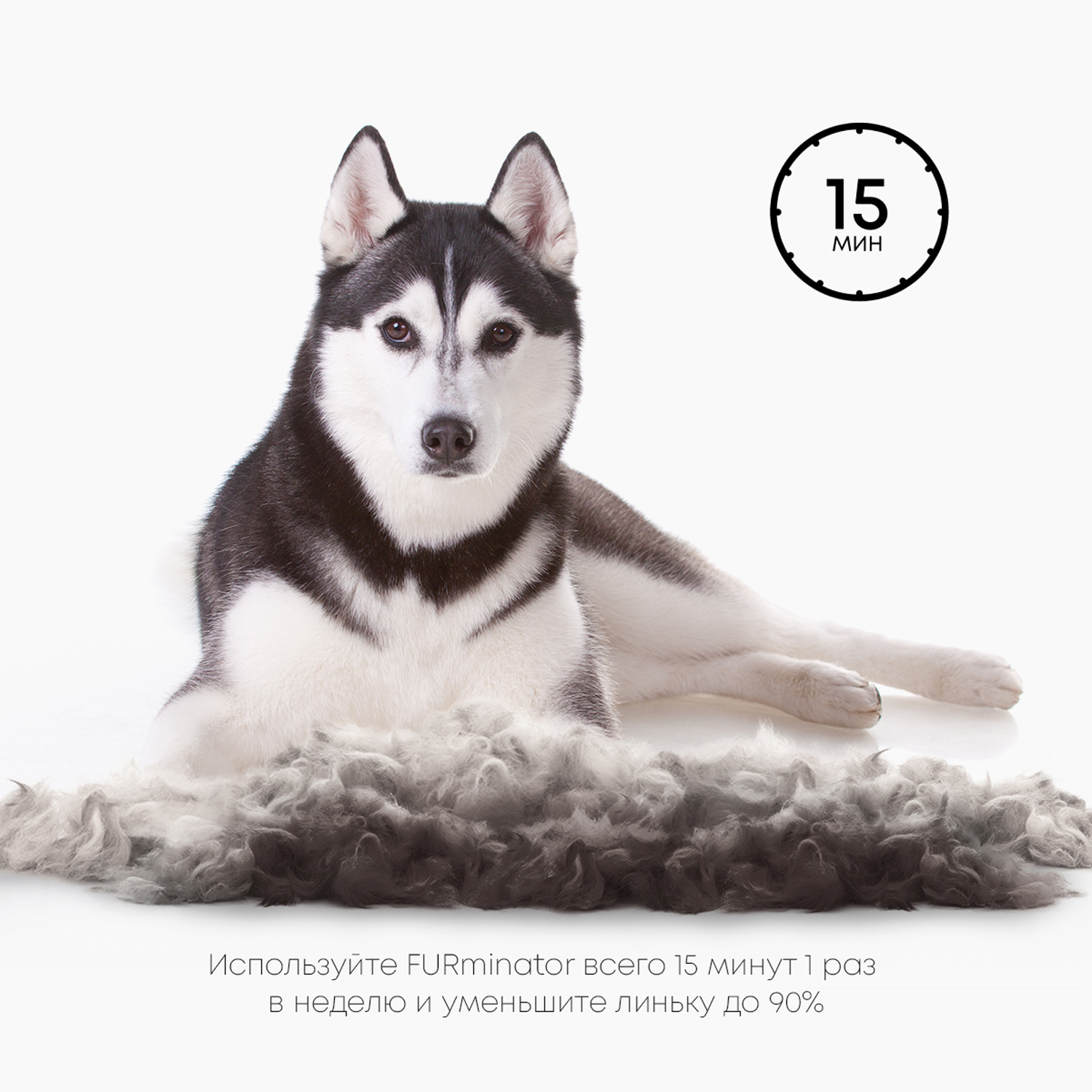 Фурминатор FURminator L для крупных собак с короткой шерстью