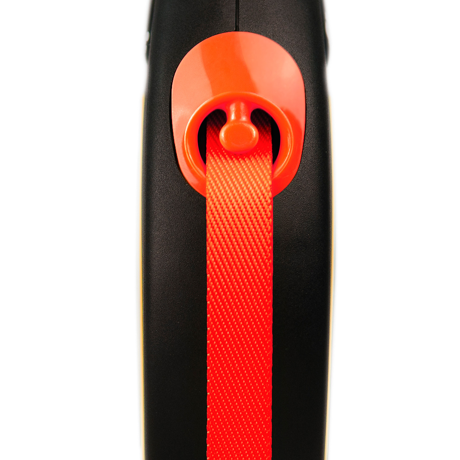 flexi рулетка Neon New S (до 15 кг) лента 5 м, светоотражающая, оранжевый неон
