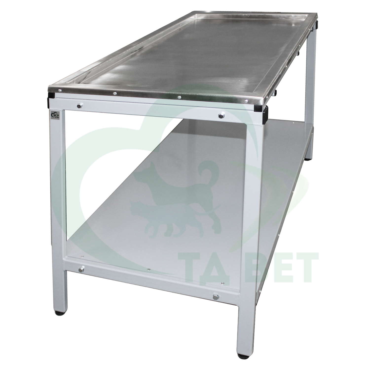 ТД ВЕТ Стол ветеринарный СВУ-63.01 для вскрытия животных 1200х600х800h