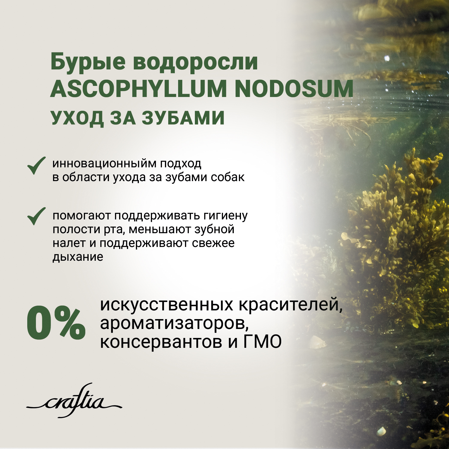 Сухой корм CRAFTIA HARMONA для взрослых кошек из рыбы северного моря 1,4 кг