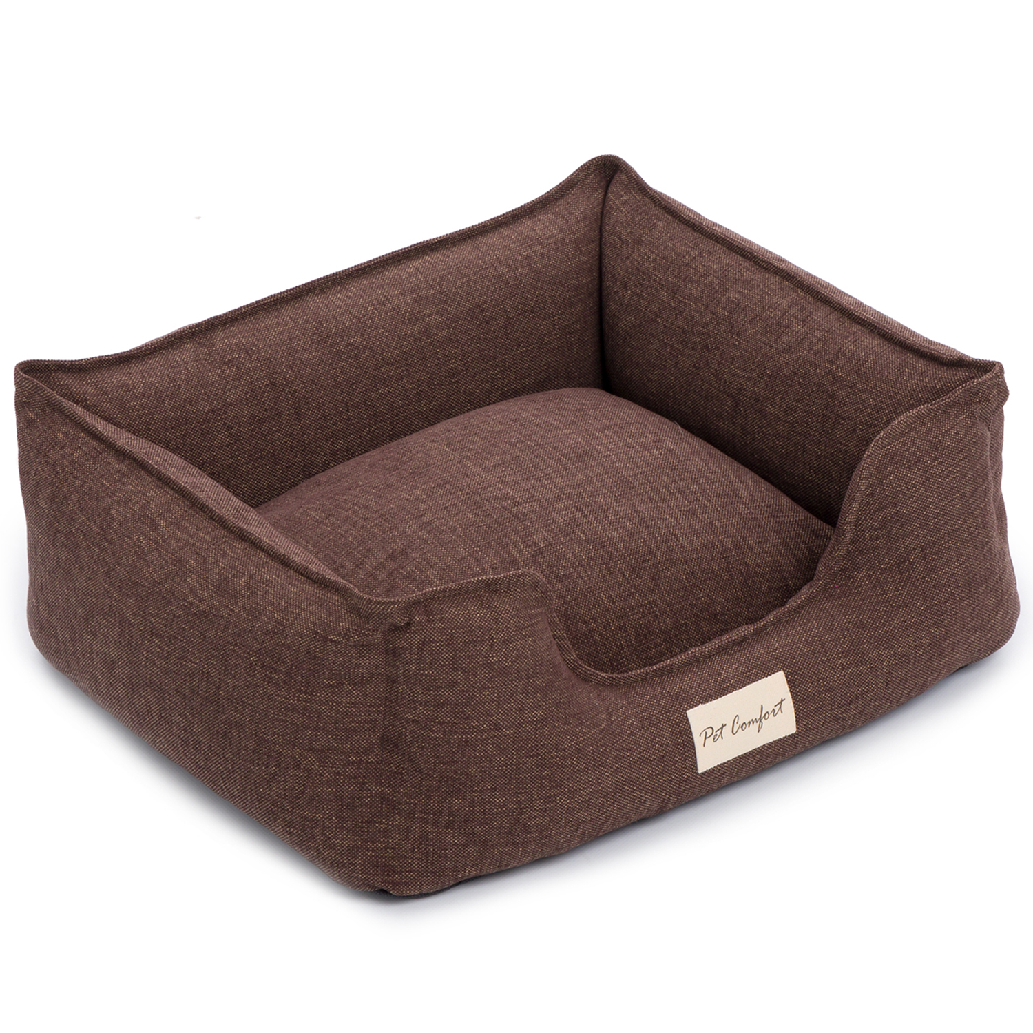 Лежанка Pet Comfort для кошек и собак мелких пород, Alpha Mirandus 19, размер S 50х60 см, коричневый СКИДКА 50%