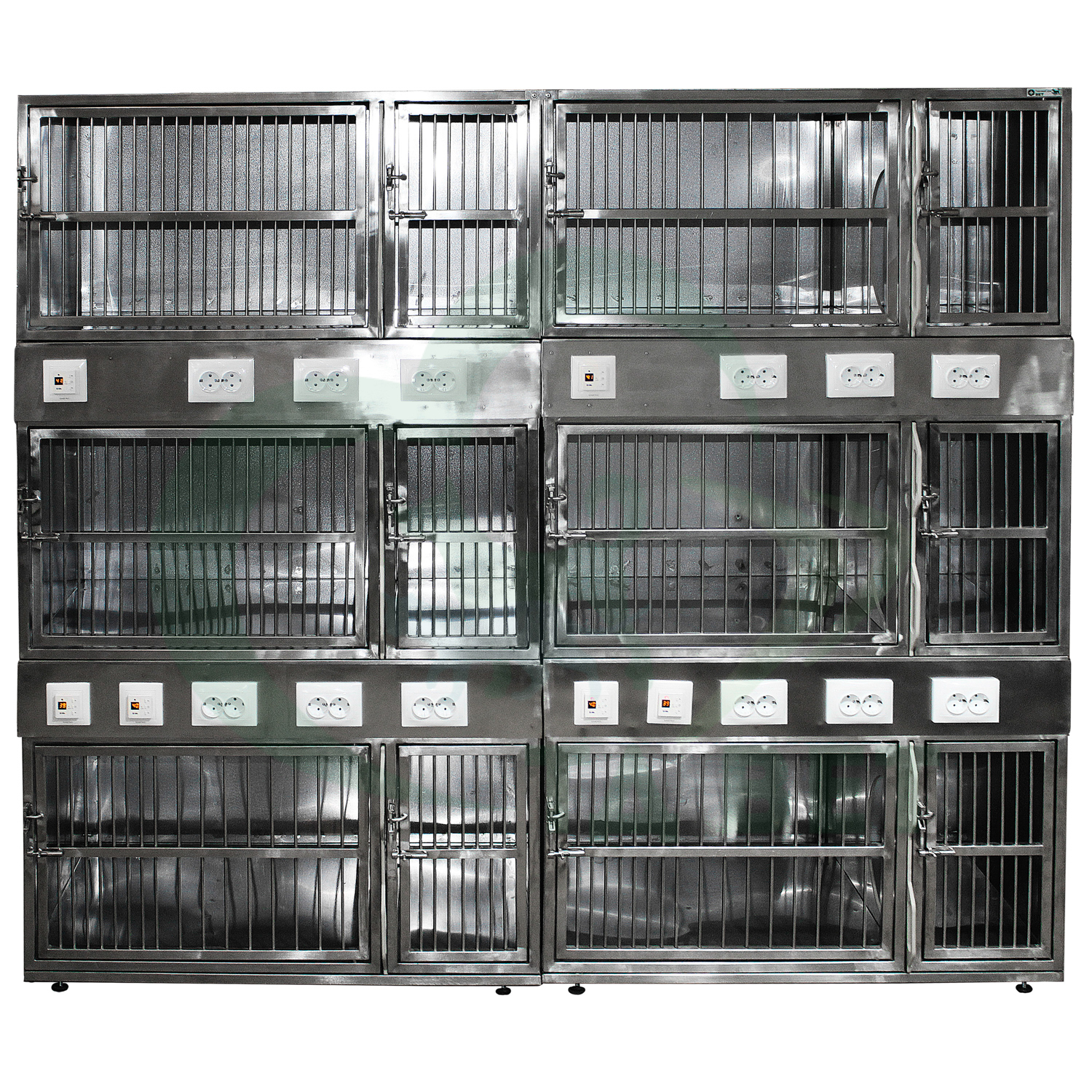 ТД ВЕТ Модуль из 6 клеток из нерж. стали 2000х700х1740(1760)h