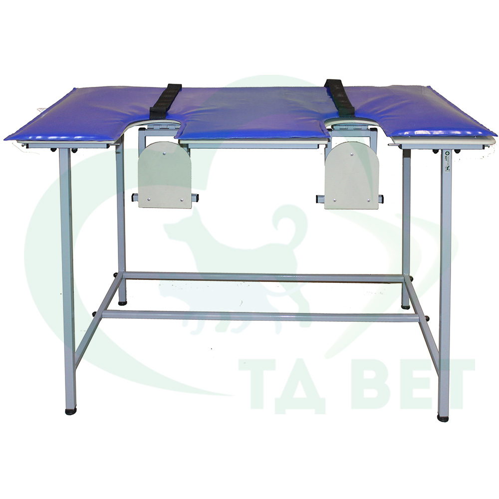 ТД ВЕТ Стол ветеринарный СВУ-29.2  для УЗИ и эхо процедур, 1320х720х900h (каркас серый)