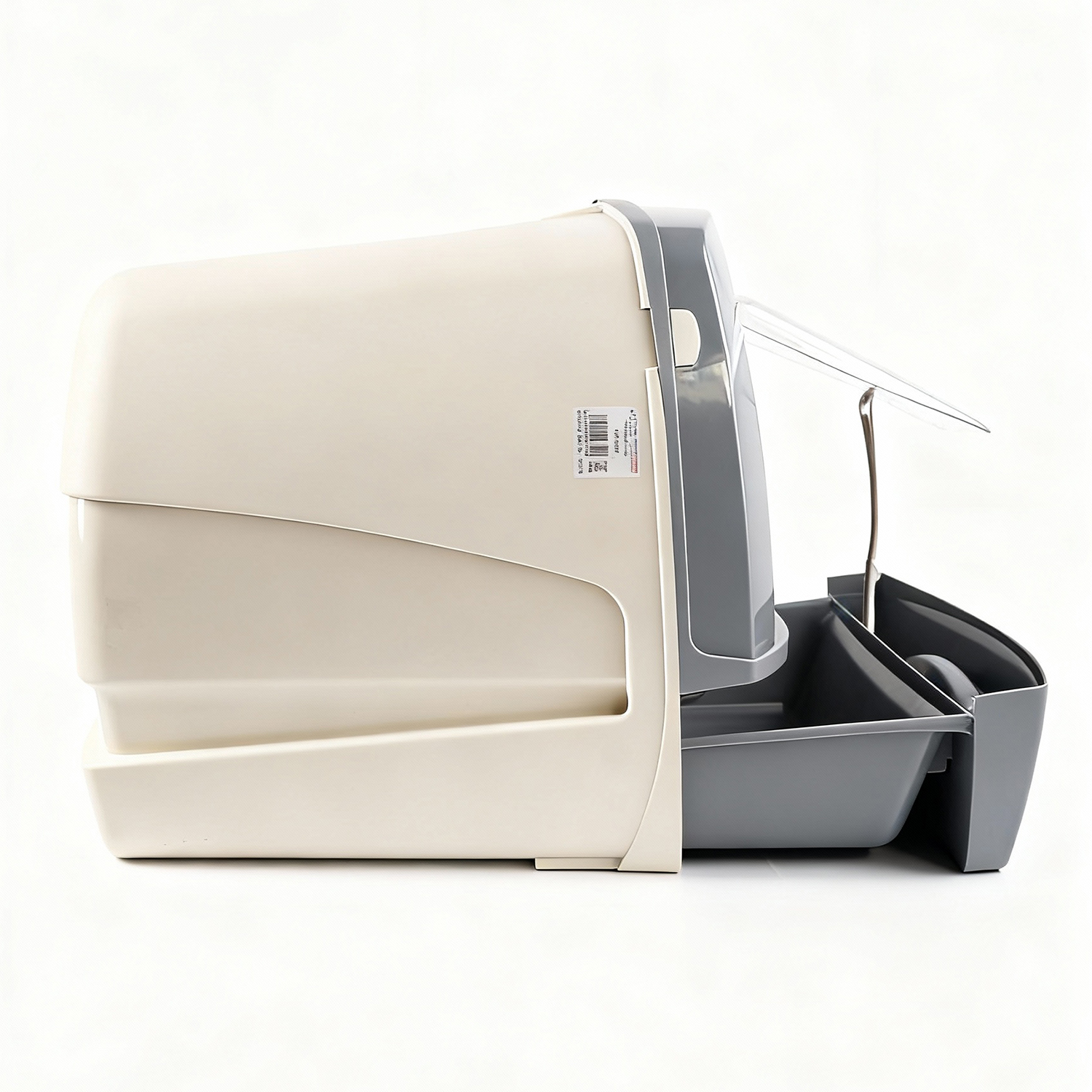 Био-туалет MPS 80'S для кошек с выдвижным лотком 50х40х42см, серый