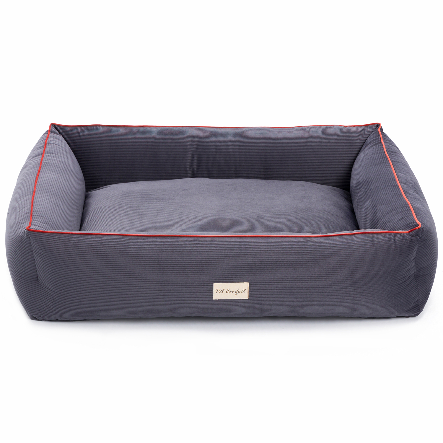 Лежанка Pet Comfort для собак крупных пород, Golf Vita 01, размер L 85х105 см, серый СКИДКА 50%
