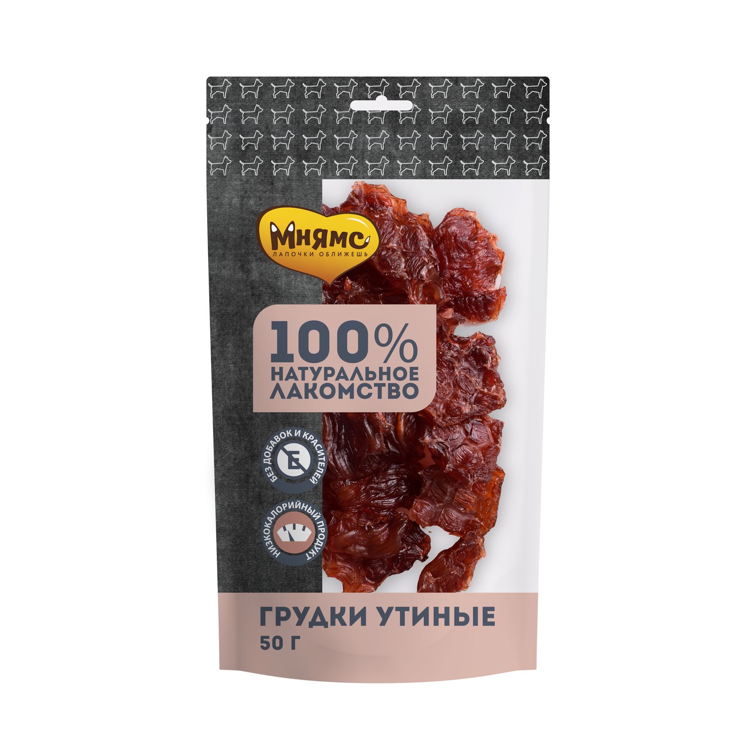 Лакомство Мнямс На каждый день для собак Грудки утиные 50 г