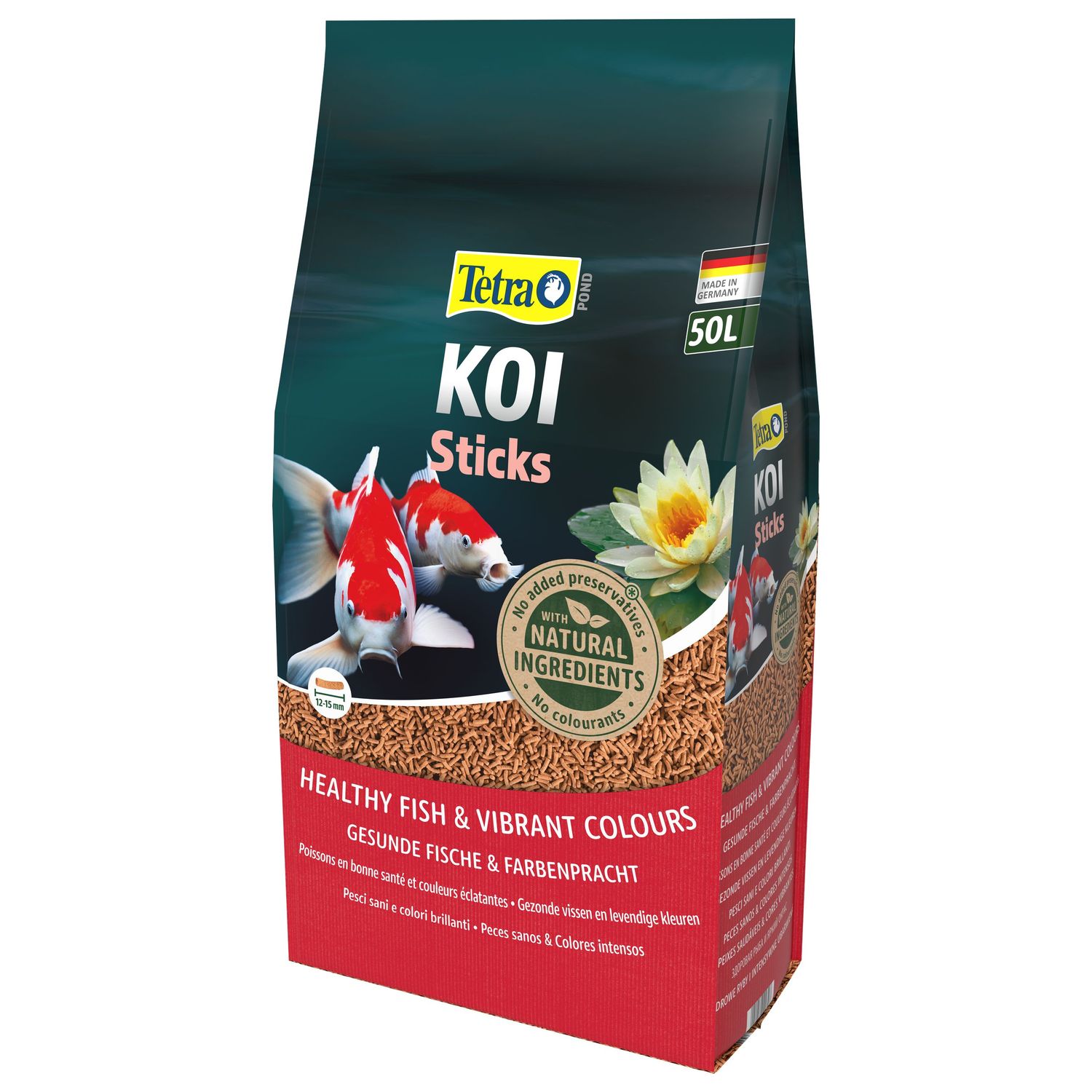 Tetra Pond Koi Sticks основной корм для кои палочки 50 л