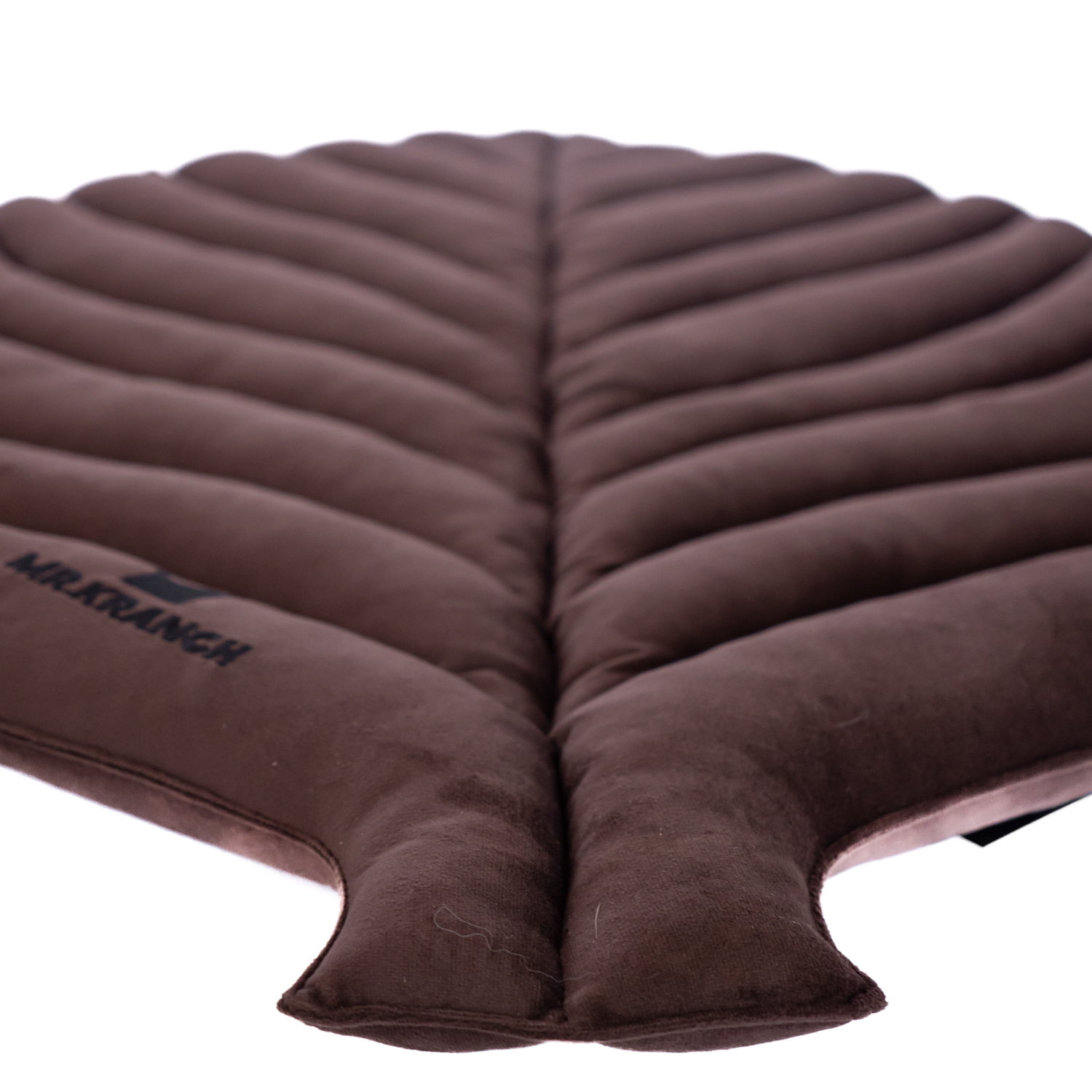 Лежанка Mr.Kranch для собак Листочек большая размер 120х73х6см коричневая