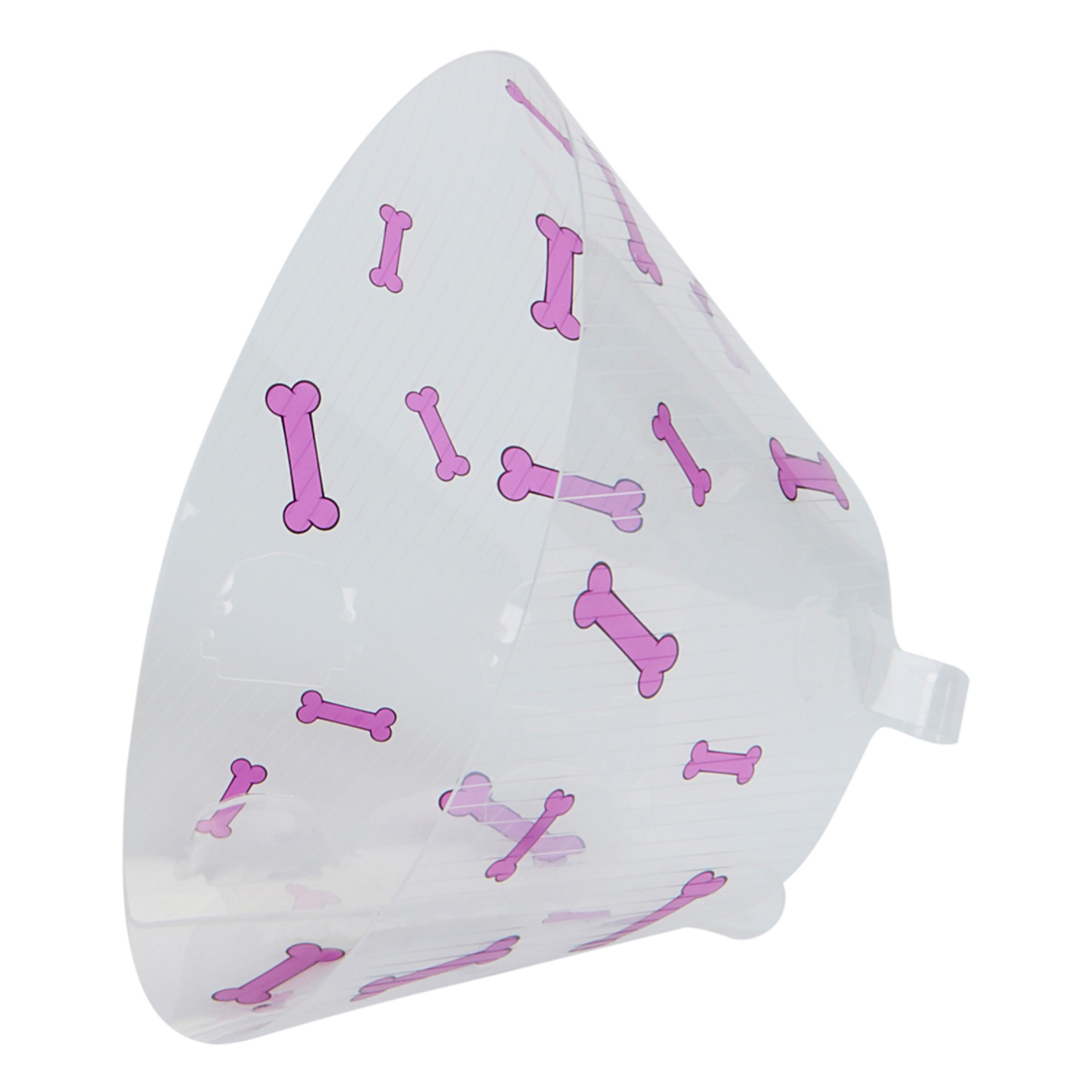 KRUUSE (из наличия) Воротник с дизайном (фиолетовые кости) 10 см СКИДКА 80%