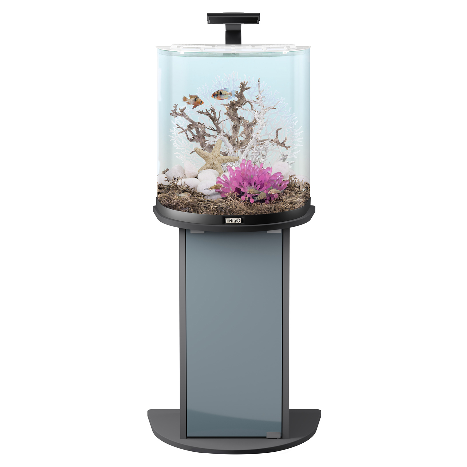 Tetra AquaArt Explorer Line LED 60 л - аквариумный комплекс "Полумесяц" СКИДКА 40%