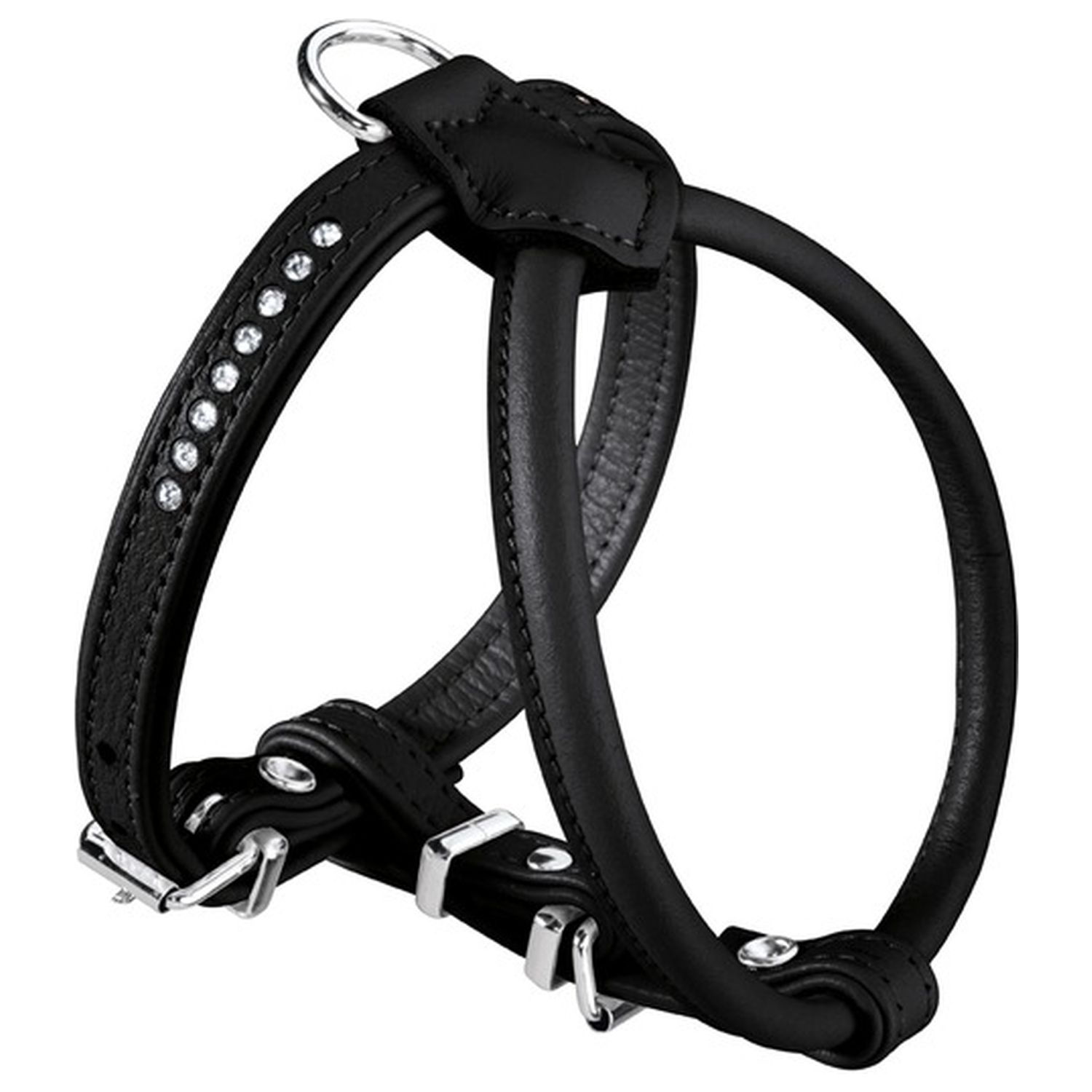 Hunter Smart шлейка для собак Modern Art R&S Luxus 45/11 (30/37-43 см) кожзам черный СКИДКА 50%