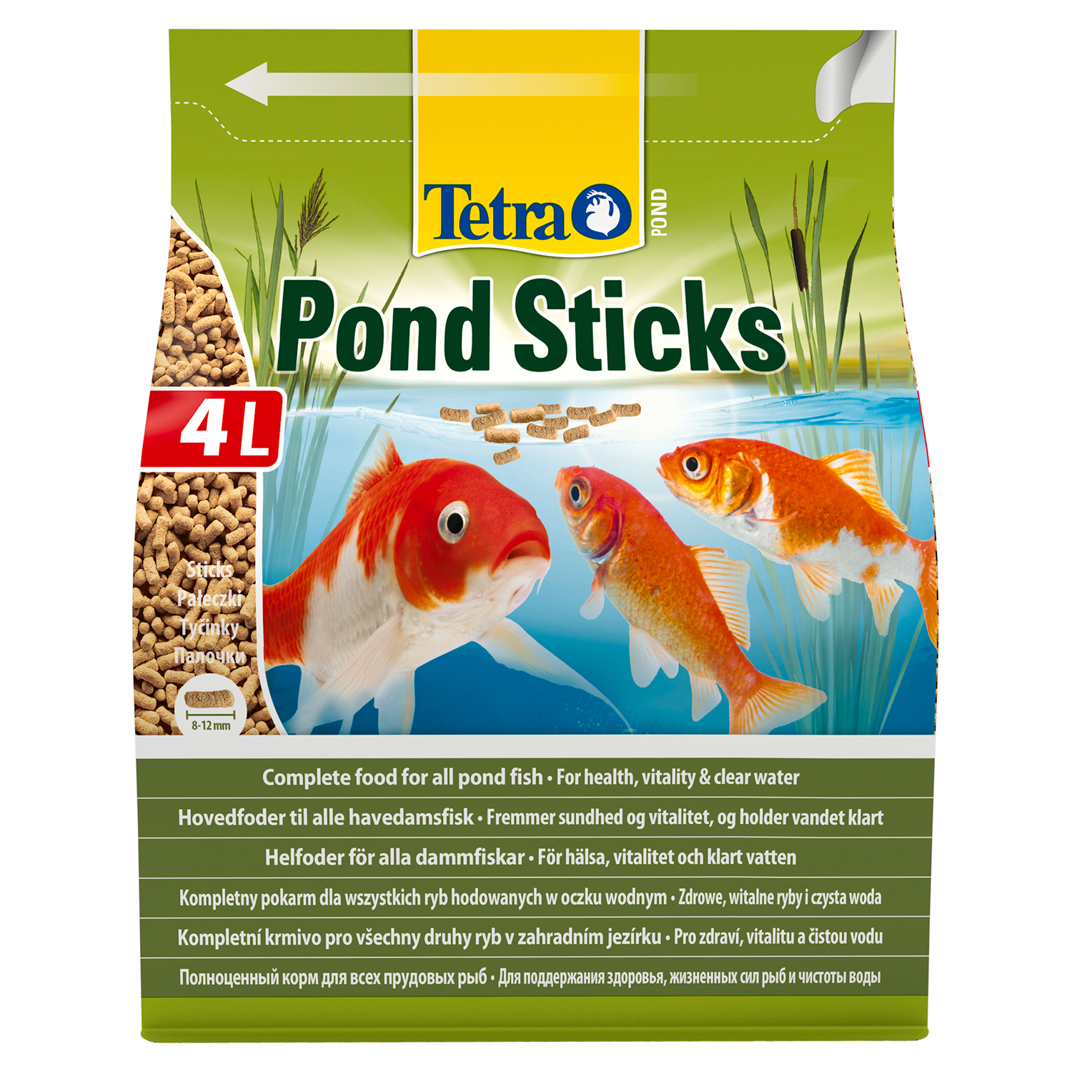 Tetra Pond Sticks корм для прудовых рыб в палочках 4 л