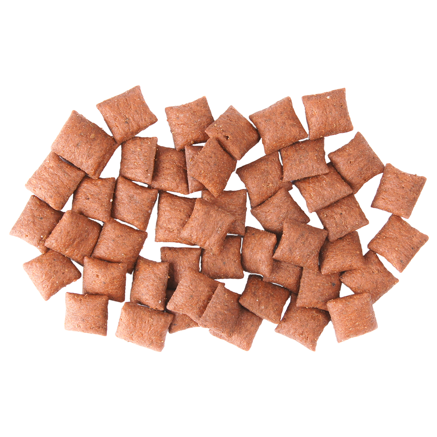 Лакомство Мнямс "Выведение шерсти" хрустящие подушечки для кошек с говядиной 60 г