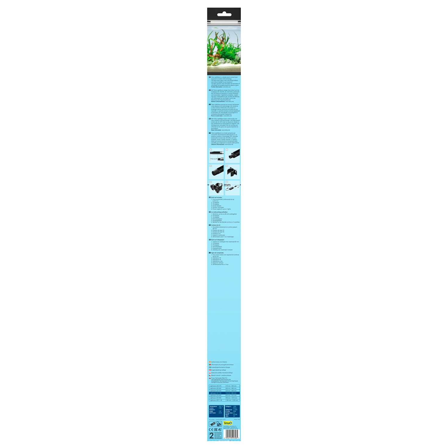 Tetra LightWave Set 720 светодиодный светильник - набор СКИДКА 50%