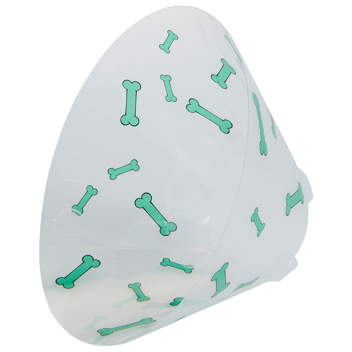 KRUUSE (из наличия) Воротник с дизайном (зеленые кости) 15 см СКИДКА 80%