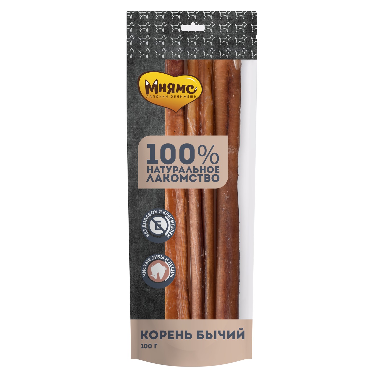 Лакомство Мнямс На каждый день для собак Корень бычий 100 г