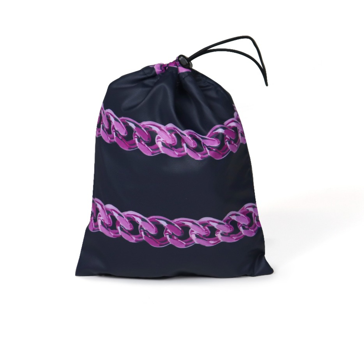 Дождевик United Pets для собак Easy 28, черный с розовым рисунком СКИДКА 40%